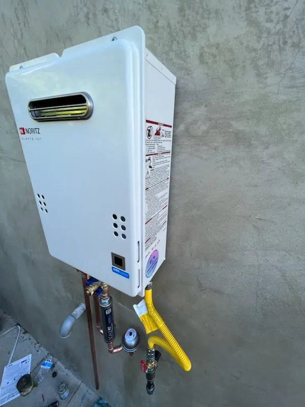 Tankless water heater installation for Whiting homes